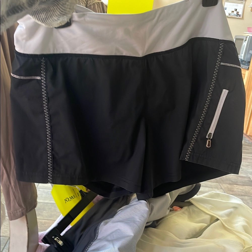 Black and Gray lululemon Athletic Shorts .,size 10, EUC